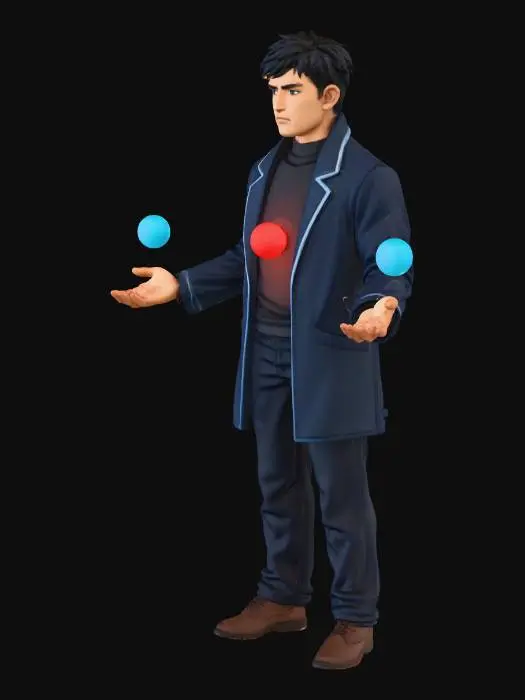 3D model for character choose