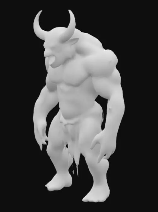 3D model for Minotaur Fury