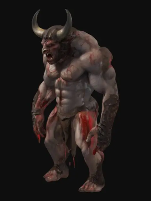 3D model for Minotaur Fury