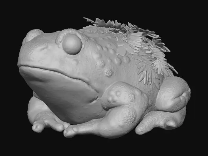 3D model for Moss Frog