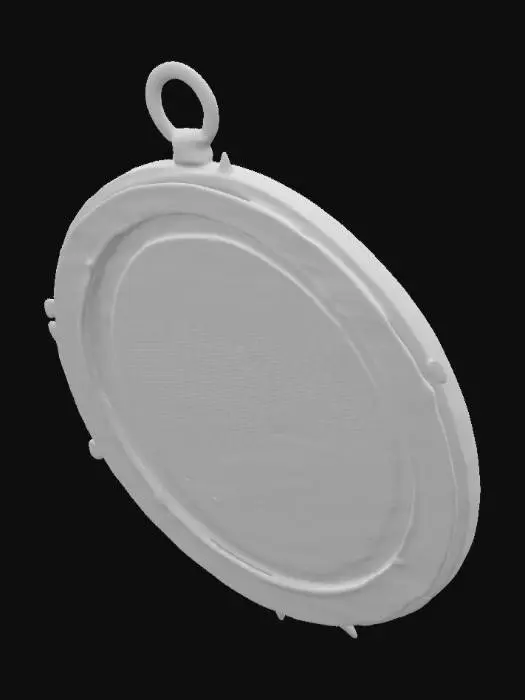 3D model for A steampunk-inspired celestial timepiece with Mesopotamian cuneiform markings, layered with digital holographic projections. This artifact syncs with rifts in time, guiding travelers through fractured realities., #ChronoForgeWeapon#