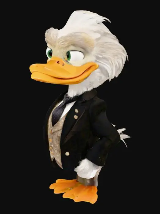 3D model for Dapper Duck