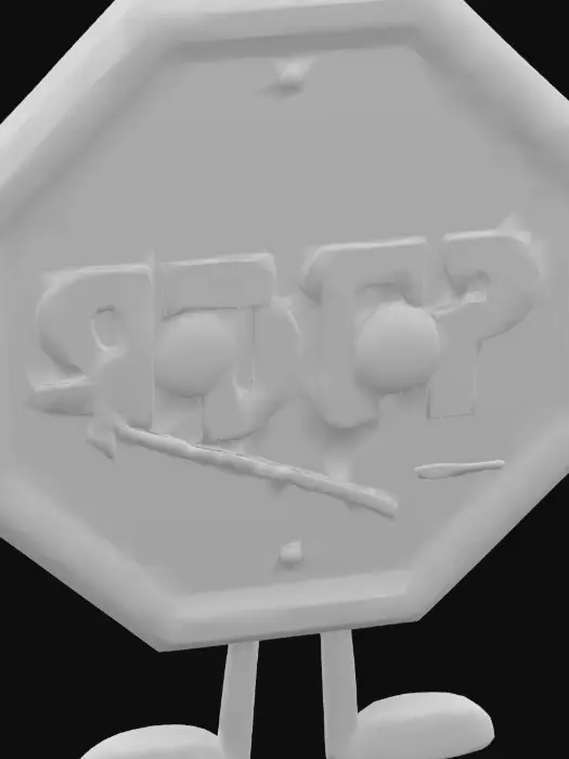 3D model for Stop Face/West