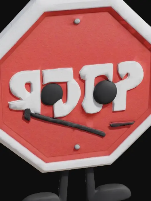 3D model for Stop Face/West