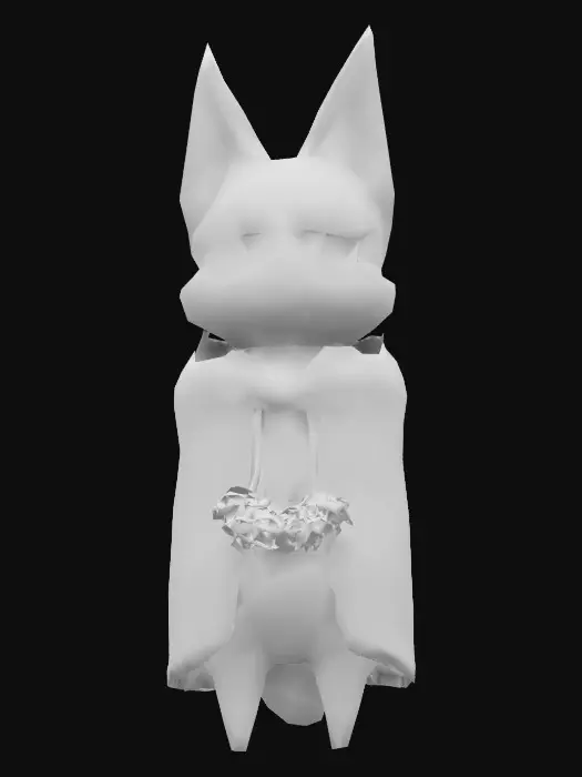 3D model for Purple Hoodie Cat/Ryth