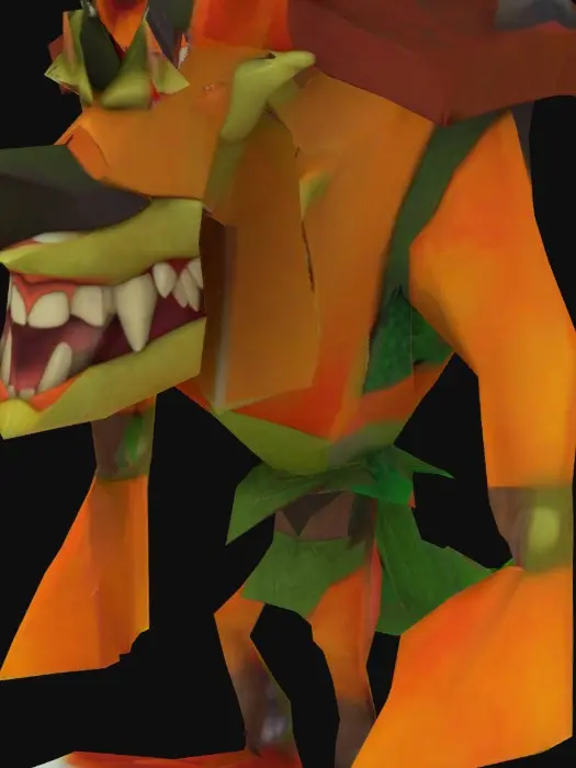 3D model for Mutant Bandicoot
