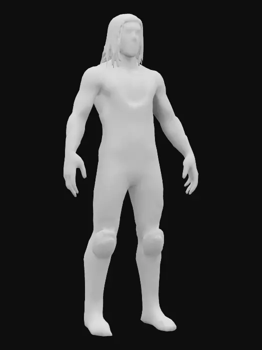 3D model for Wrestling Character Render/X-Pac