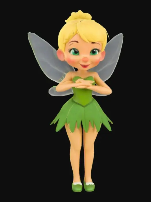 3D model for Tinker Bell,Disney,Peter Pan, Fairy