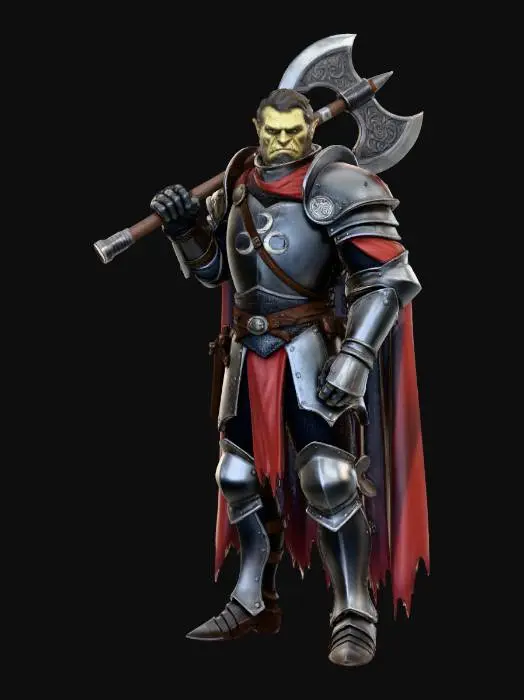 3D model for Thurk-ash The Paladin