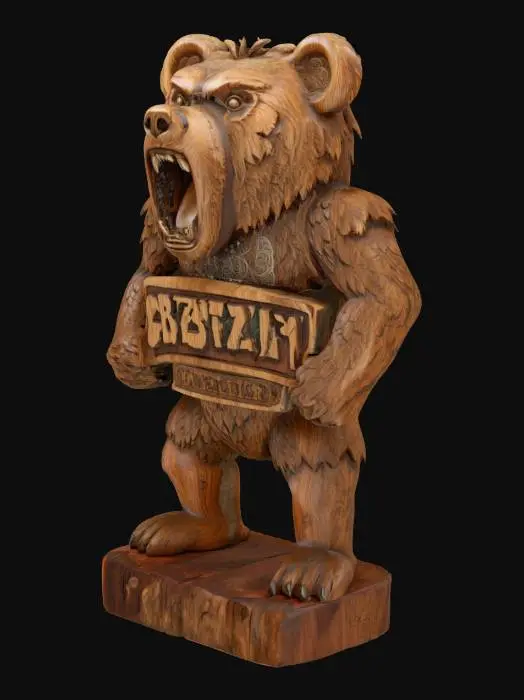 3D model for totem grizzly V1