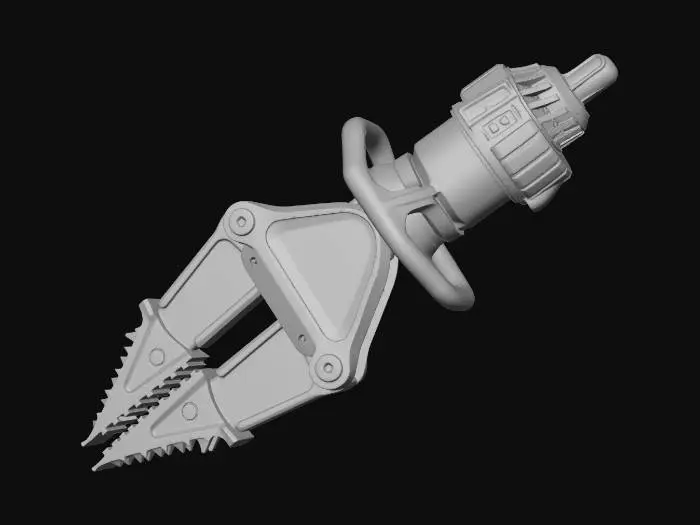 3D model for Battery Powered Rescue Spreader Tool