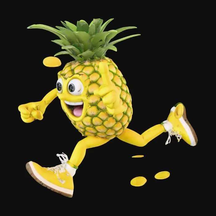 3D model for Pineapple Dash