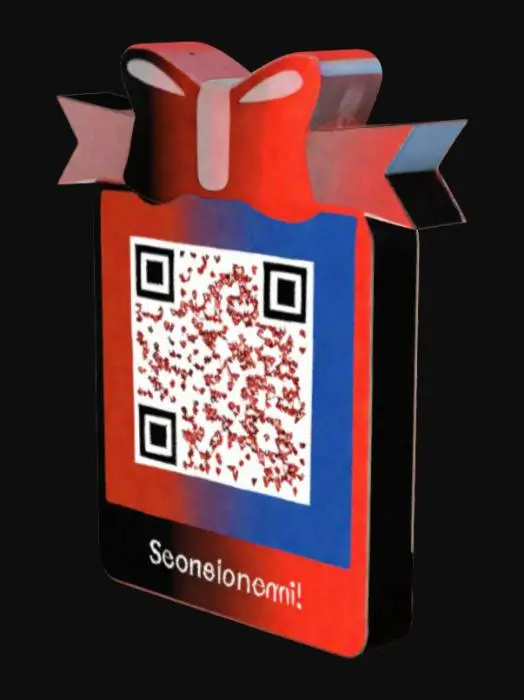 3D model for QR Heart Gift Tag