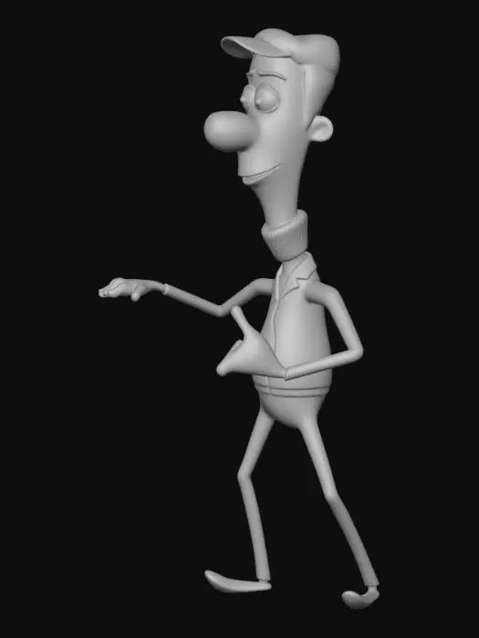 3D model for Animated Tall Figure