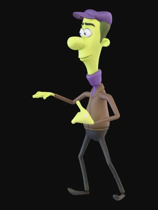 3D model for Animated Tall Figure