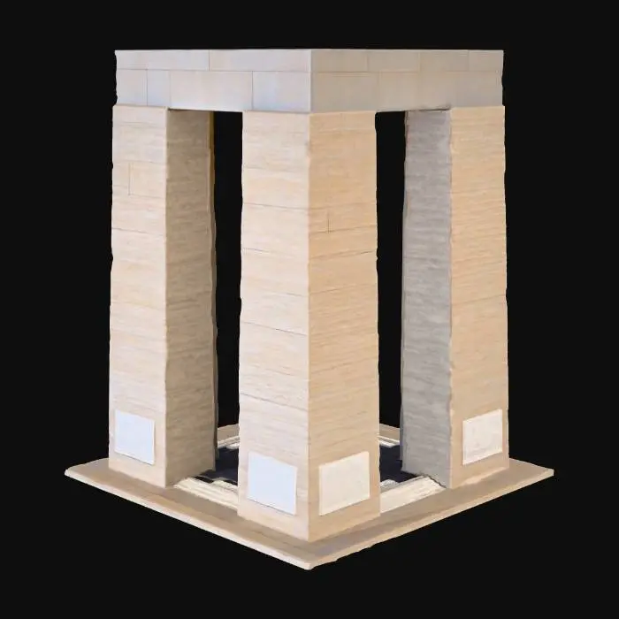 3D model for Gallipoli Memorial Monument