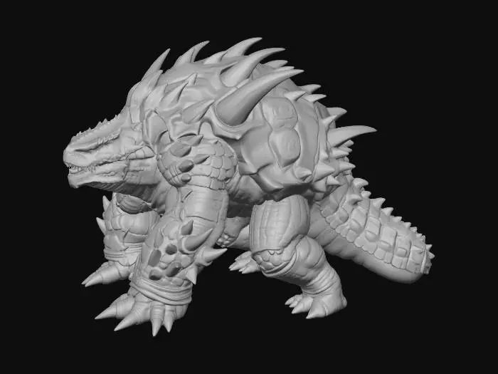 3D model for Spiketalon Beast