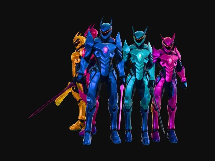 3D model for Neon Knights