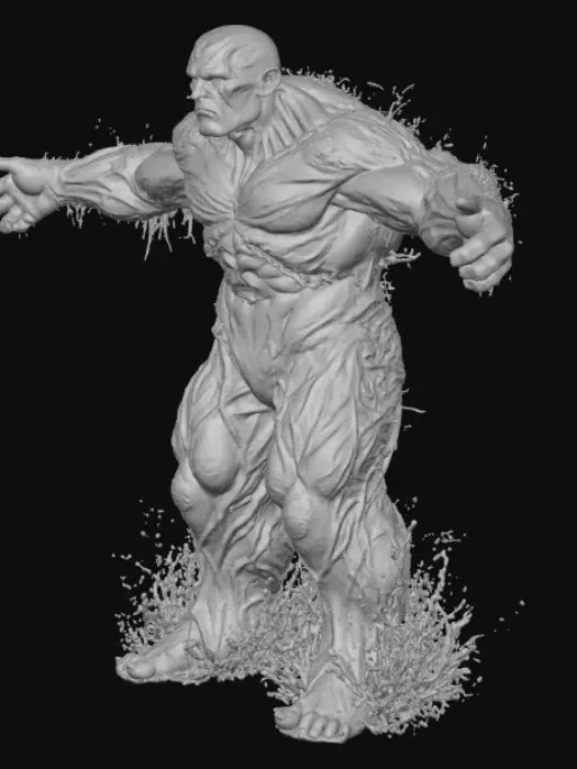 3D model for Hydro-man