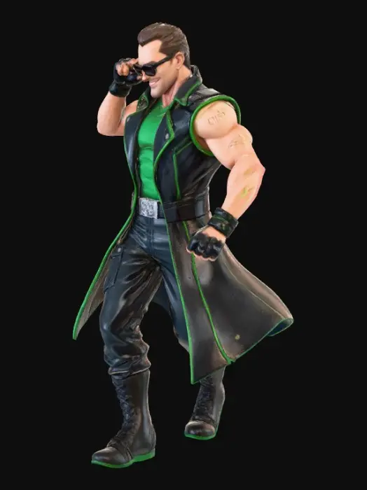 3D model for Johnny cage, #Thanksgiving#