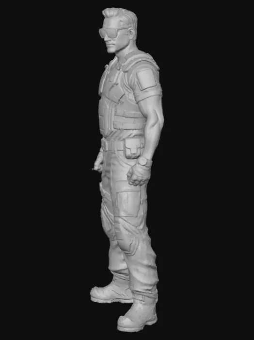 3D model for General Johnny cage , #Thanksgiving#