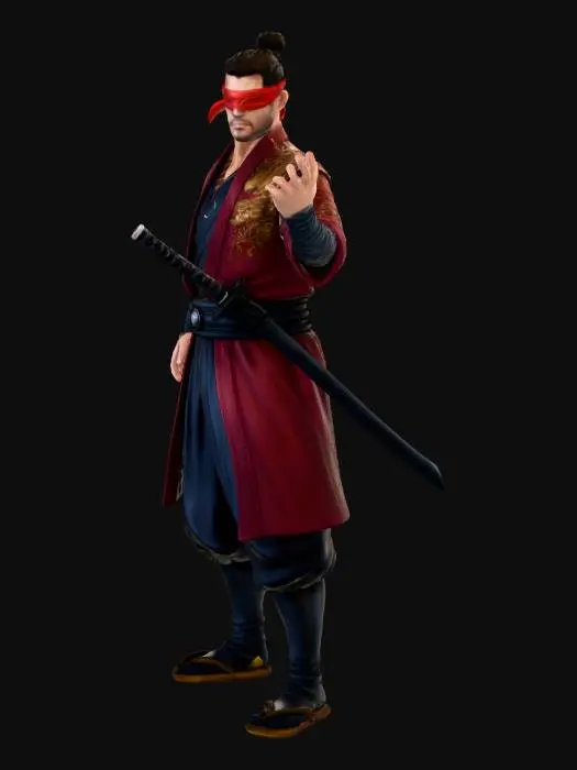 3D model for Samurai kenshi takahashi, #Thanksgiving#