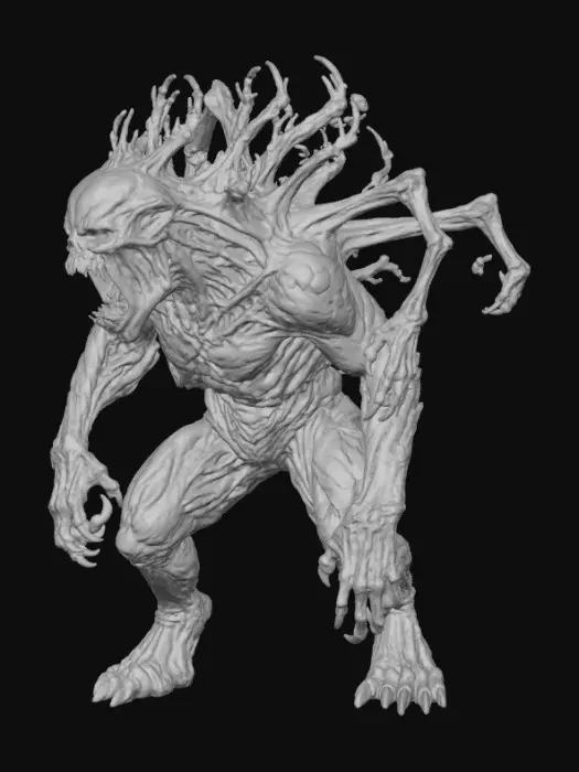 3D model for Forest Fiend, #Thanksgiving#