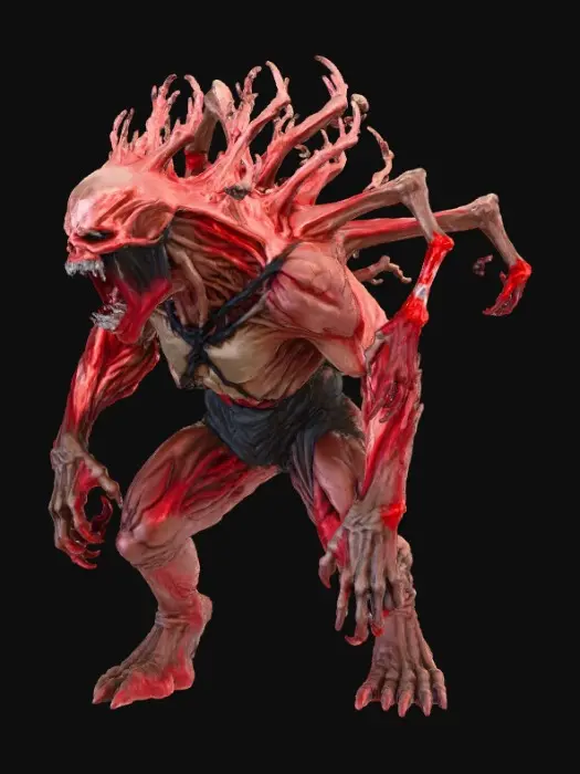 3D model for Forest Fiend, #Thanksgiving#