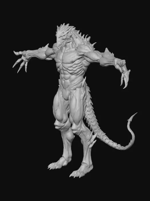 3D model for The Abyssal Stalker
