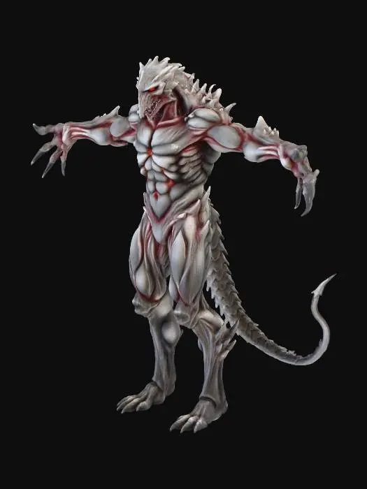 3D model for The Abyssal Stalker