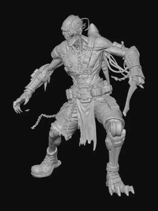 3D model for Cyberpunk Marauder, #Thanksgiving#