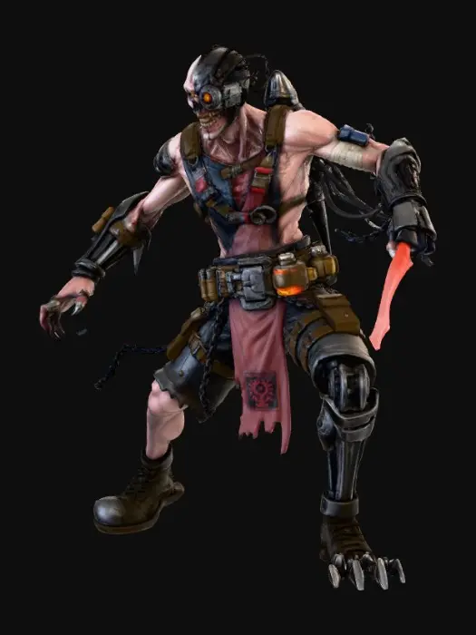 3D model for Cyberpunk Marauder, #Thanksgiving#