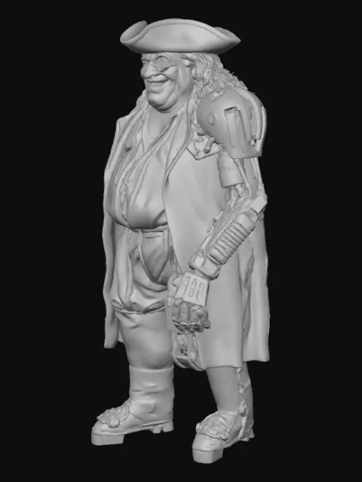 3D model for Long John Silver