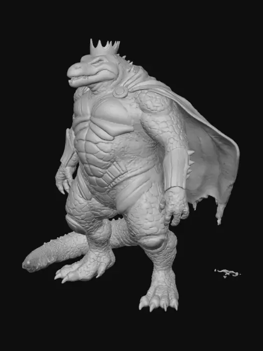 3D model for King K Rool, #Thanksgiving#