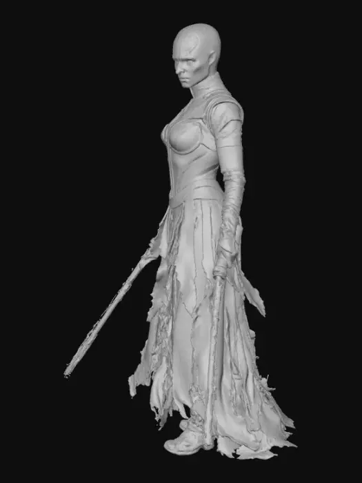 3D model for Asajj ventress