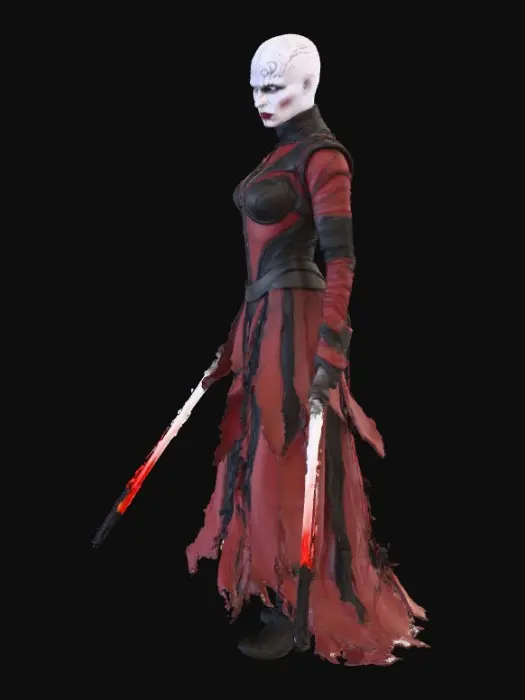 3D model for Asajj ventress