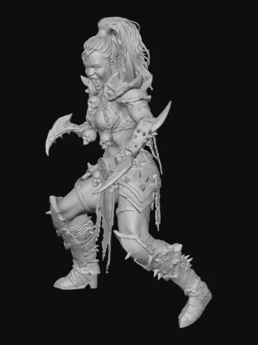 3D model for Sonya blade