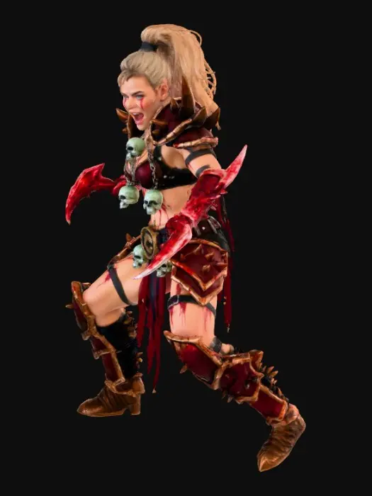 3D model for Sonya blade