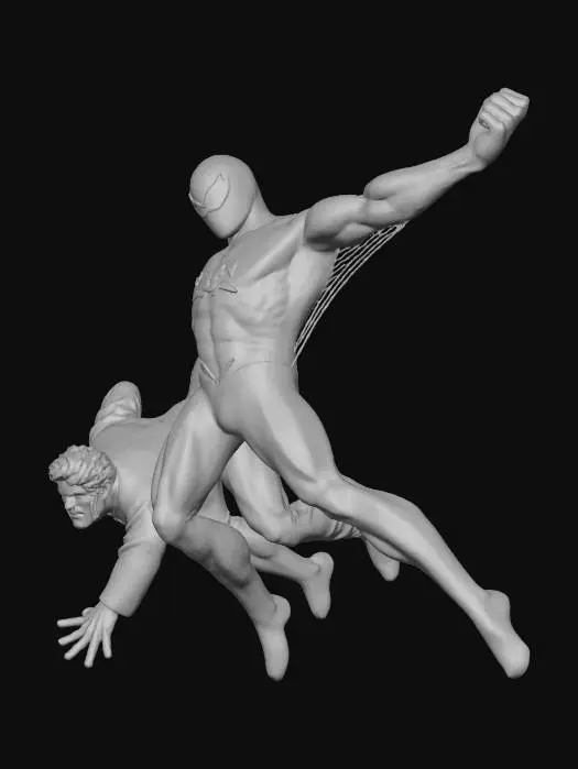 3D model for Web-Swinging Heroic Rescue