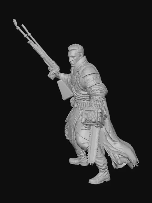 3D model for Ash groovy knight