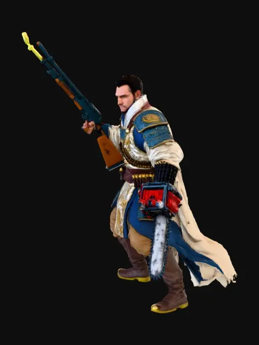 3D model for Ash groovy knight