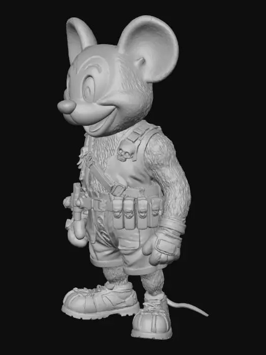 3D model for Steampunk Mouse Warrior