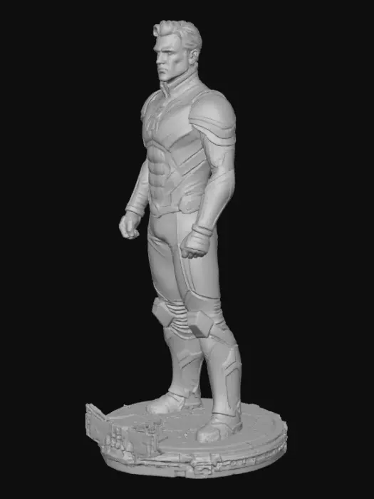 3D model for Captain Britain