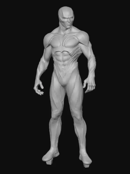 3D model for Silver surfer