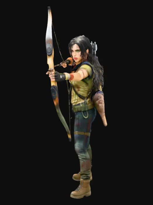 3D model for Lara croft