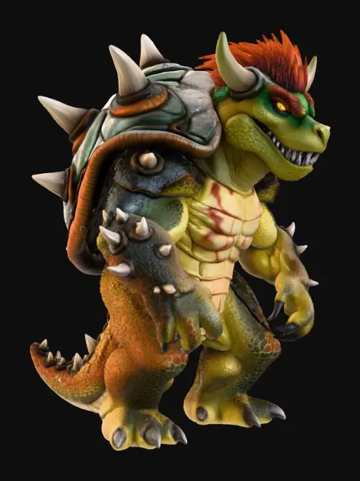 3D model for Bowser