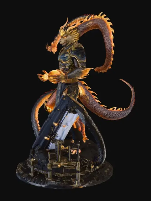 3D model for Dragon Mage Ascendant