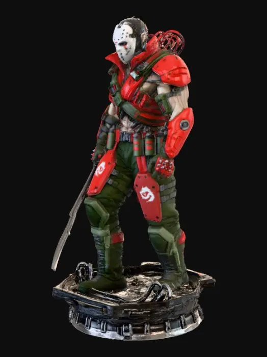 3D model for Masked Warrior