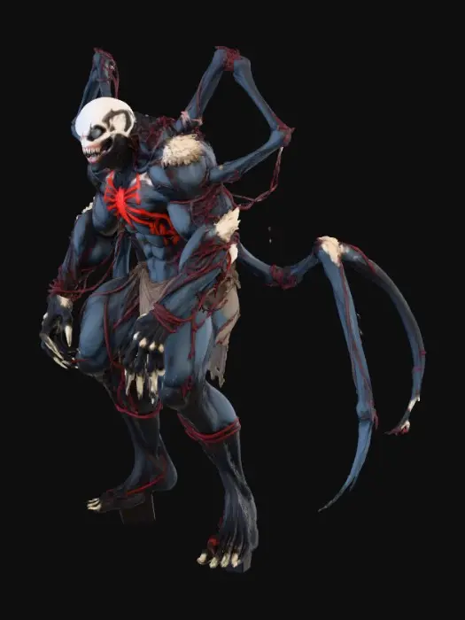 3D model for Symbiote Arachnid Nightmare