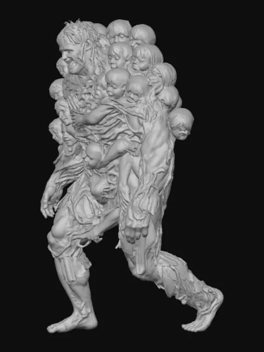 3D model for The crowd